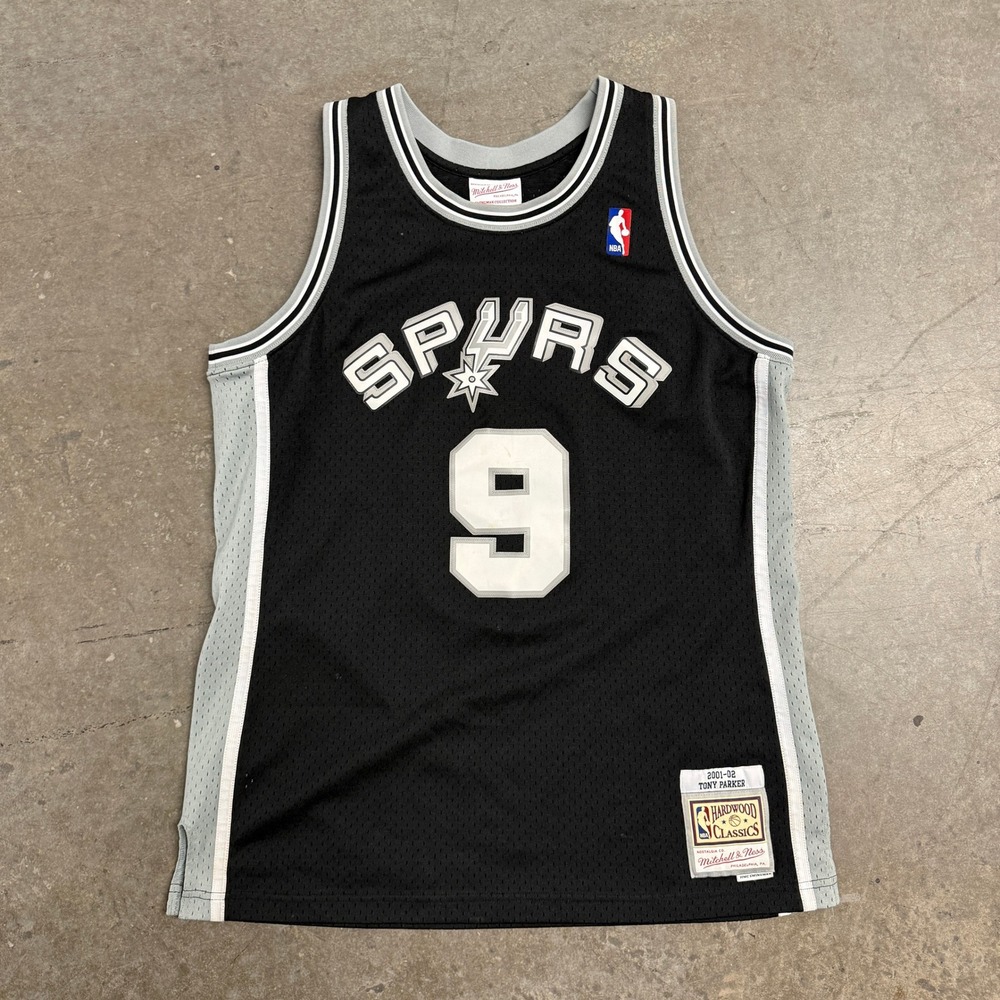 Mitchell‎ & Ness Tony Parker San Antonio Spurs 2001-02 Swingman Jersey Black 9